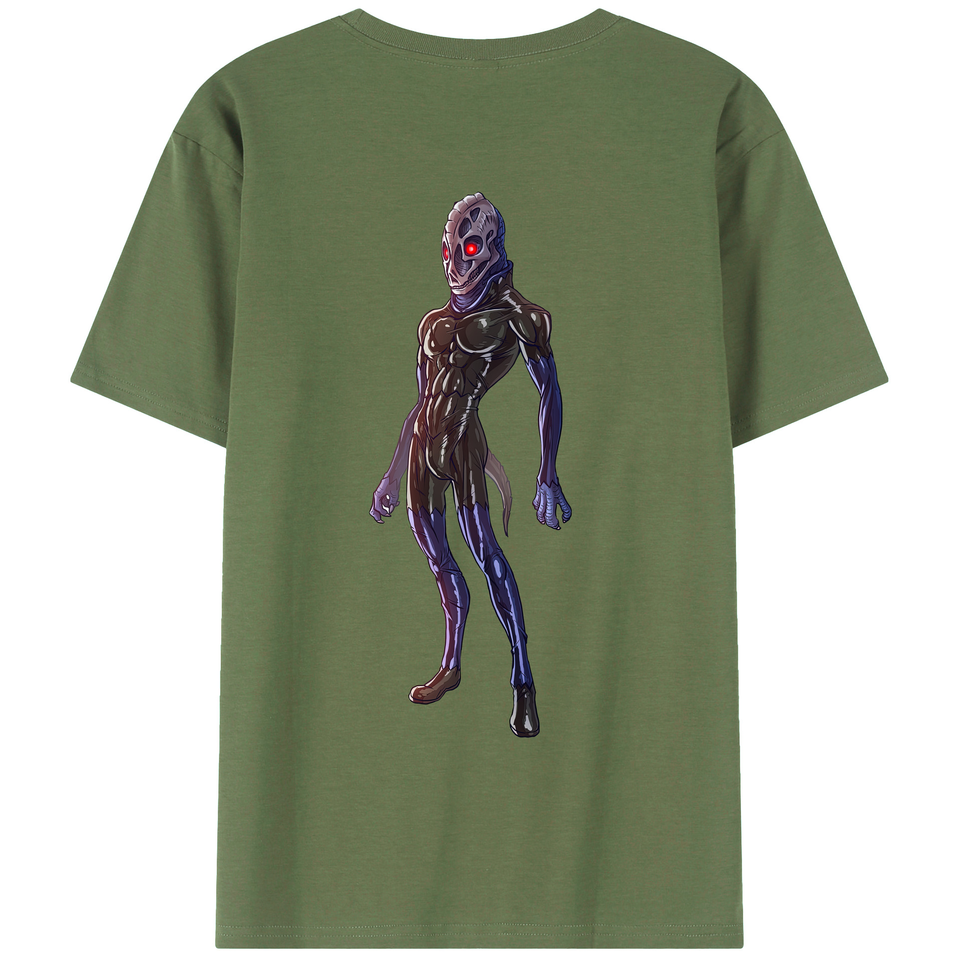 （画像用） ウルトラマン Ultraman 綿100％ メンズ半袖Tシャツ（バックプリント） 通気性